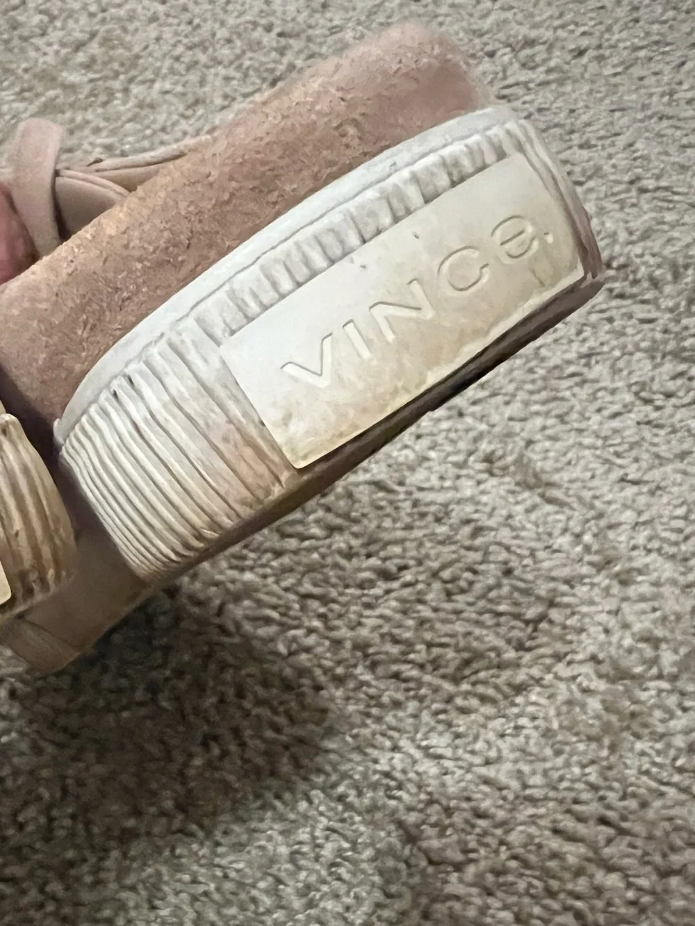 Vince Kess Backless leather and suede sneaker 7